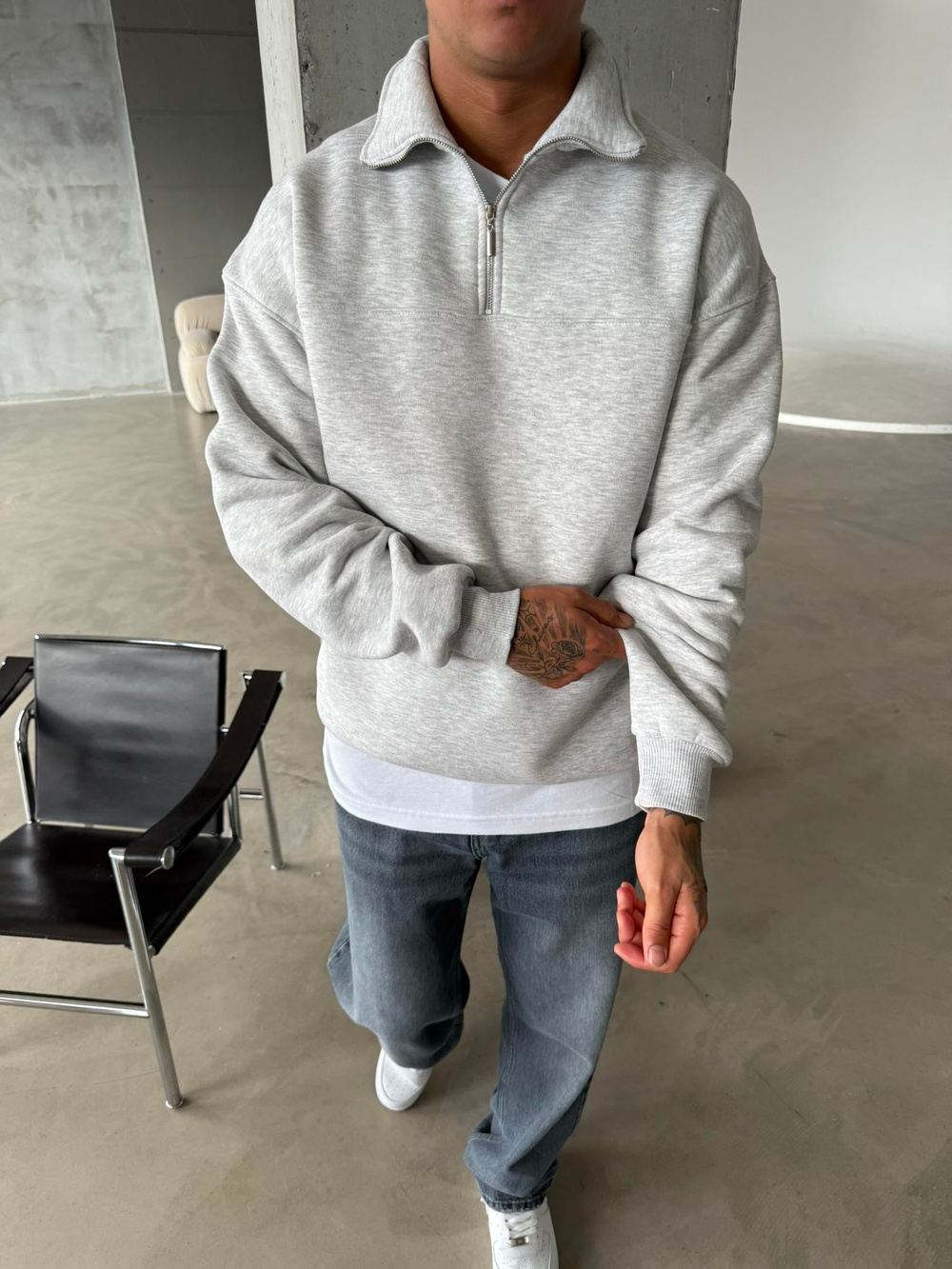 Minimal Basic Half Zip - Karmelanj