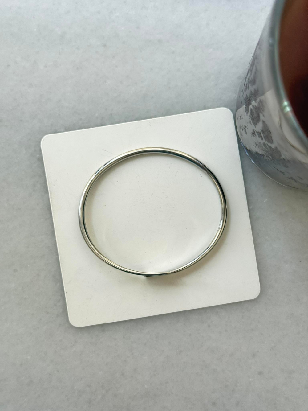 Minimal Cuff Erkek Bileklik - Çelik