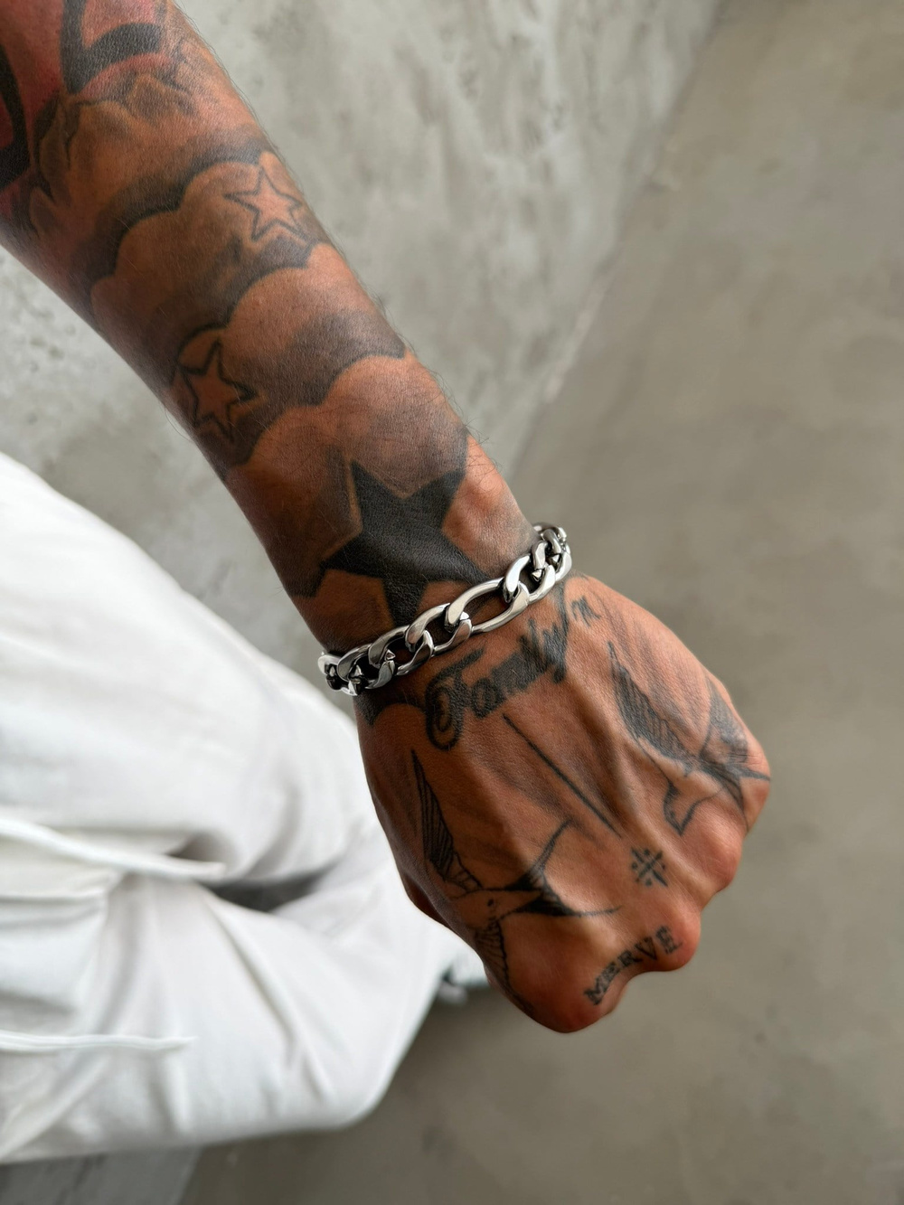 NO362 Cuban Steel Bracelet