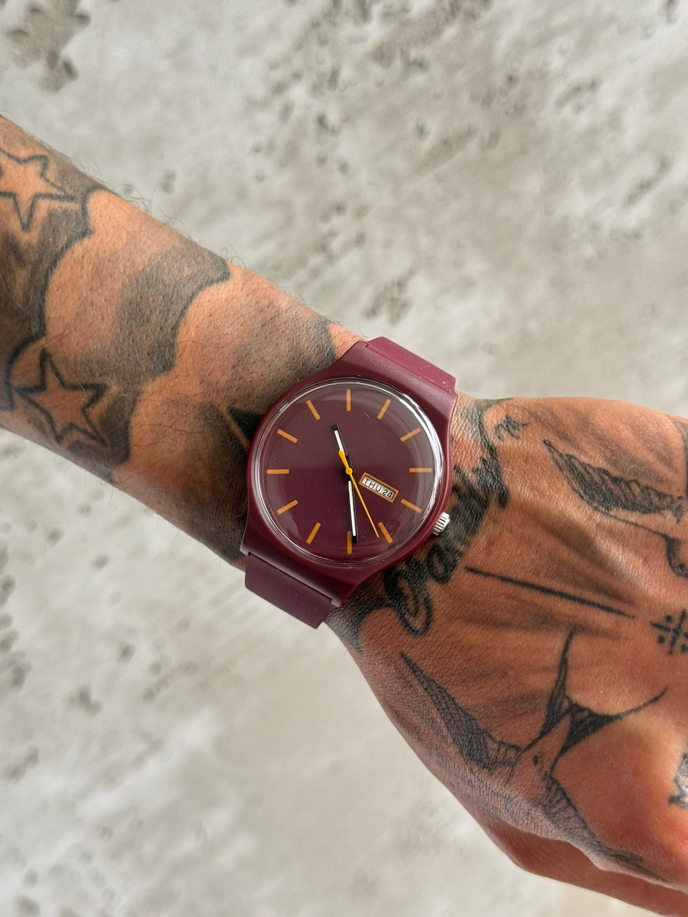 Northex Blanc Watch Premium Erkek Saat - Bordo