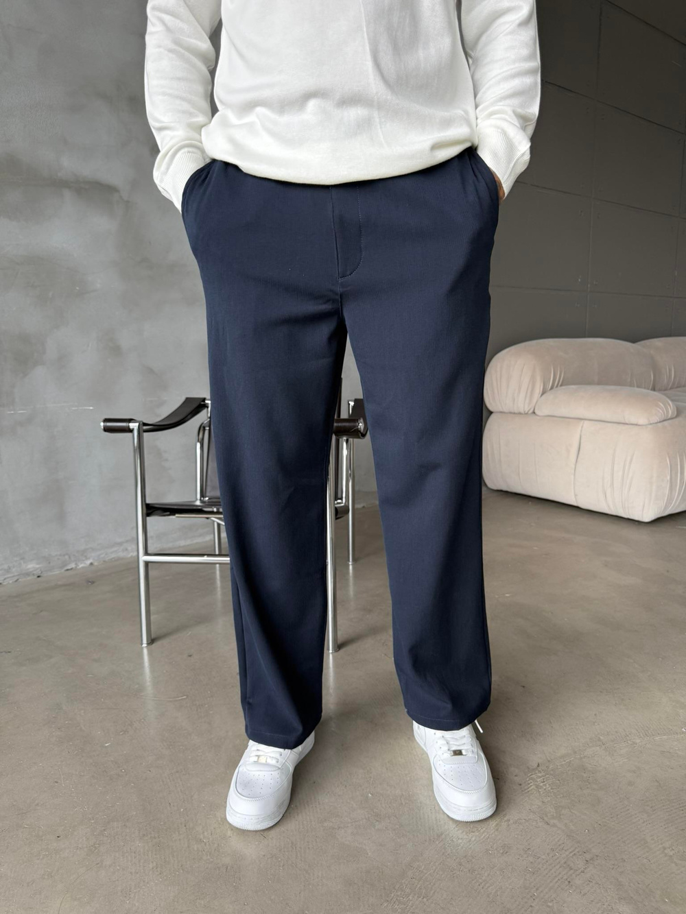 Ottoman Kumaş Pantolon - Lacivert