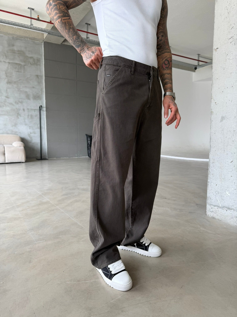 Premium Baggy Özel Seri Baggy Pantolon - Kahve
