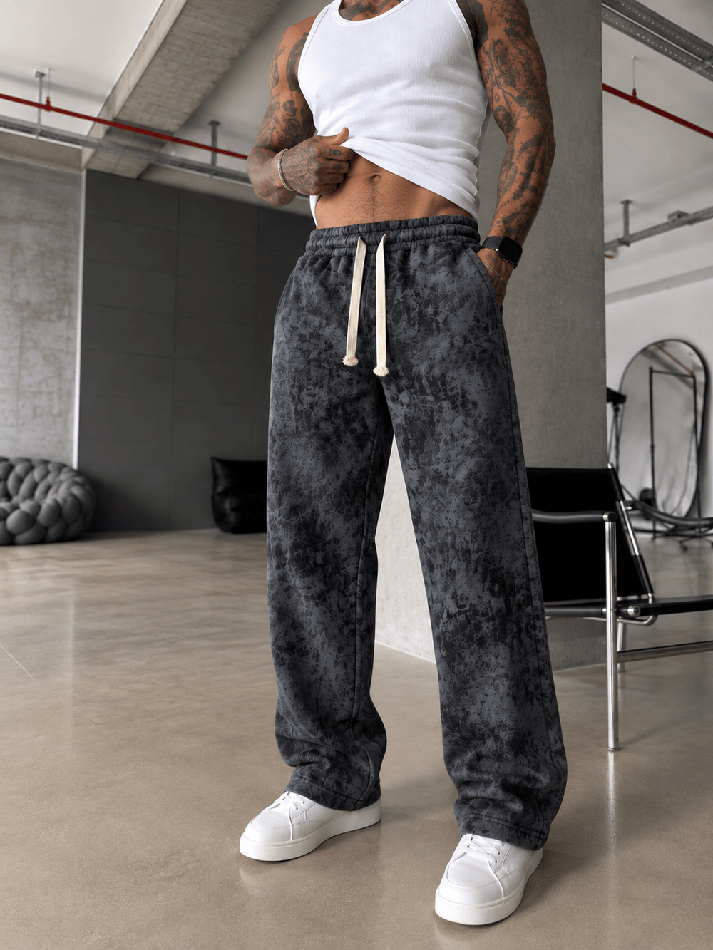 Premium Basic Acid Yıkama Baggy Eşofman  