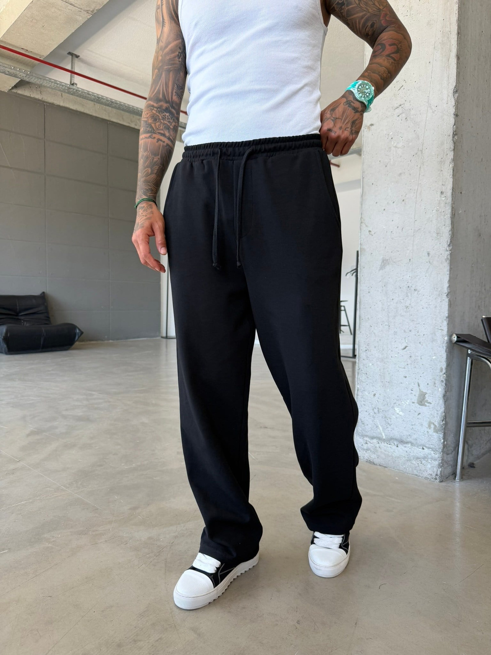 Premium Basic Baggy Eşofman - Siyah