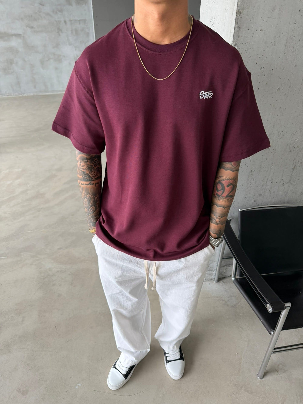 Premium Basic SW T-Shirt - Bordo