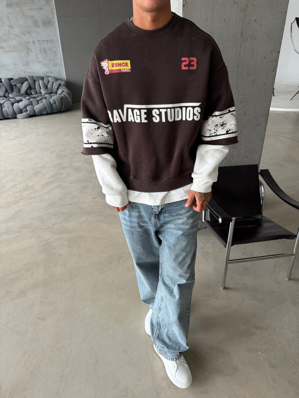 Ravage Studio Acid Yıkama Sweat