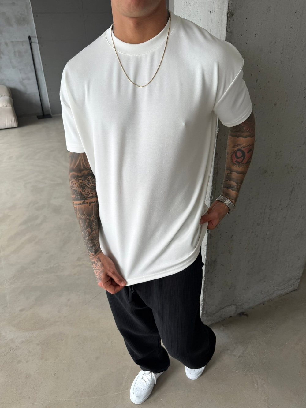 Regular Fit Basic T-Shirt - Beyaz