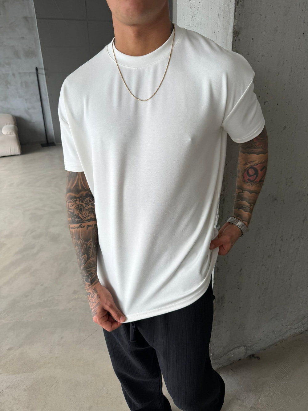 Regular Fit Basic T-Shirt - Beyaz