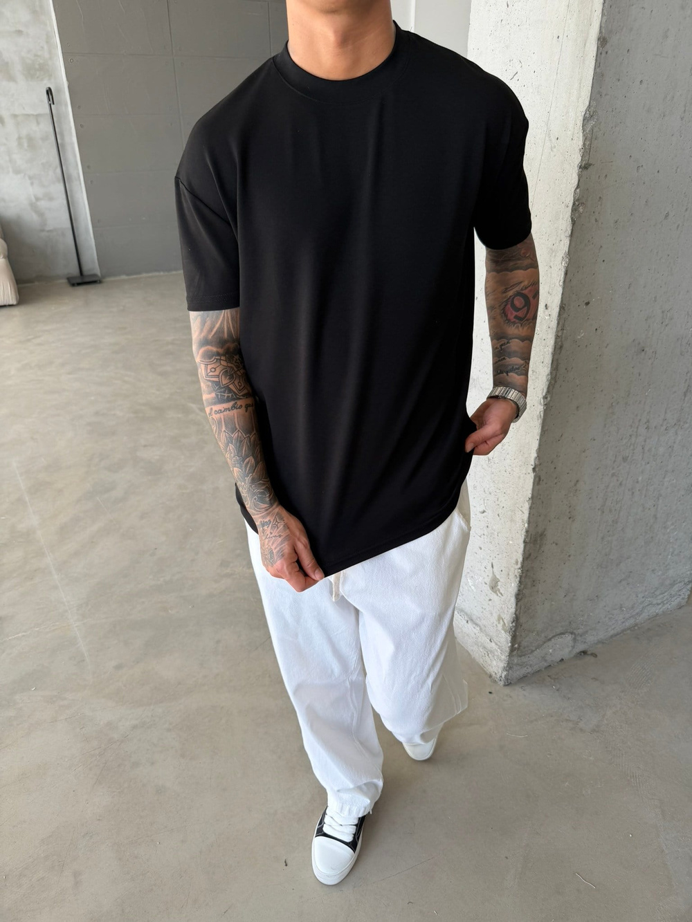 Regular Fit Basic T-Shirt - Siyah