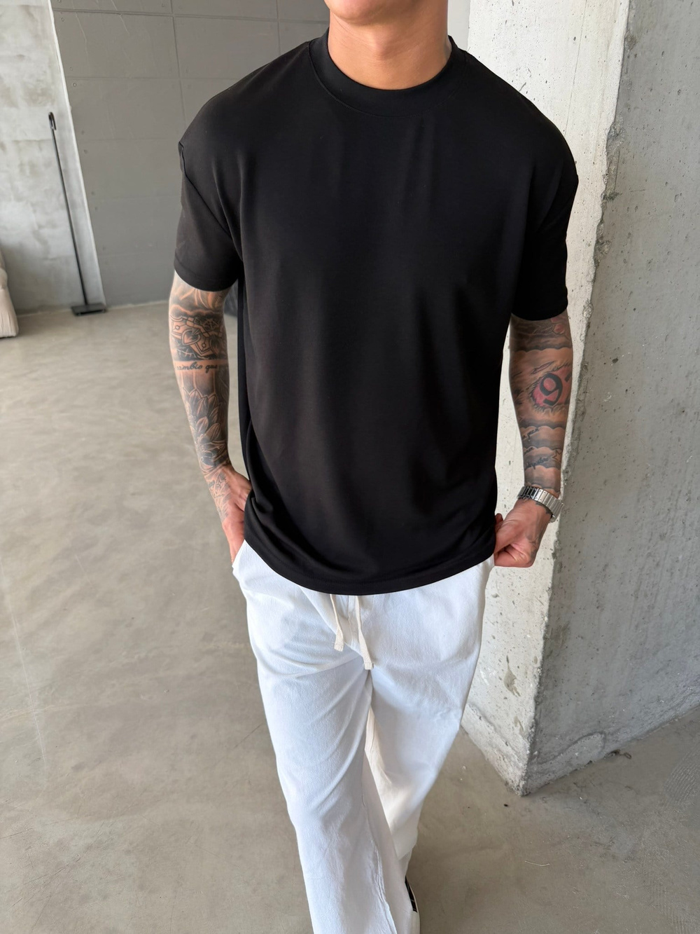 Regular Fit Basic T-Shirt - Siyah
