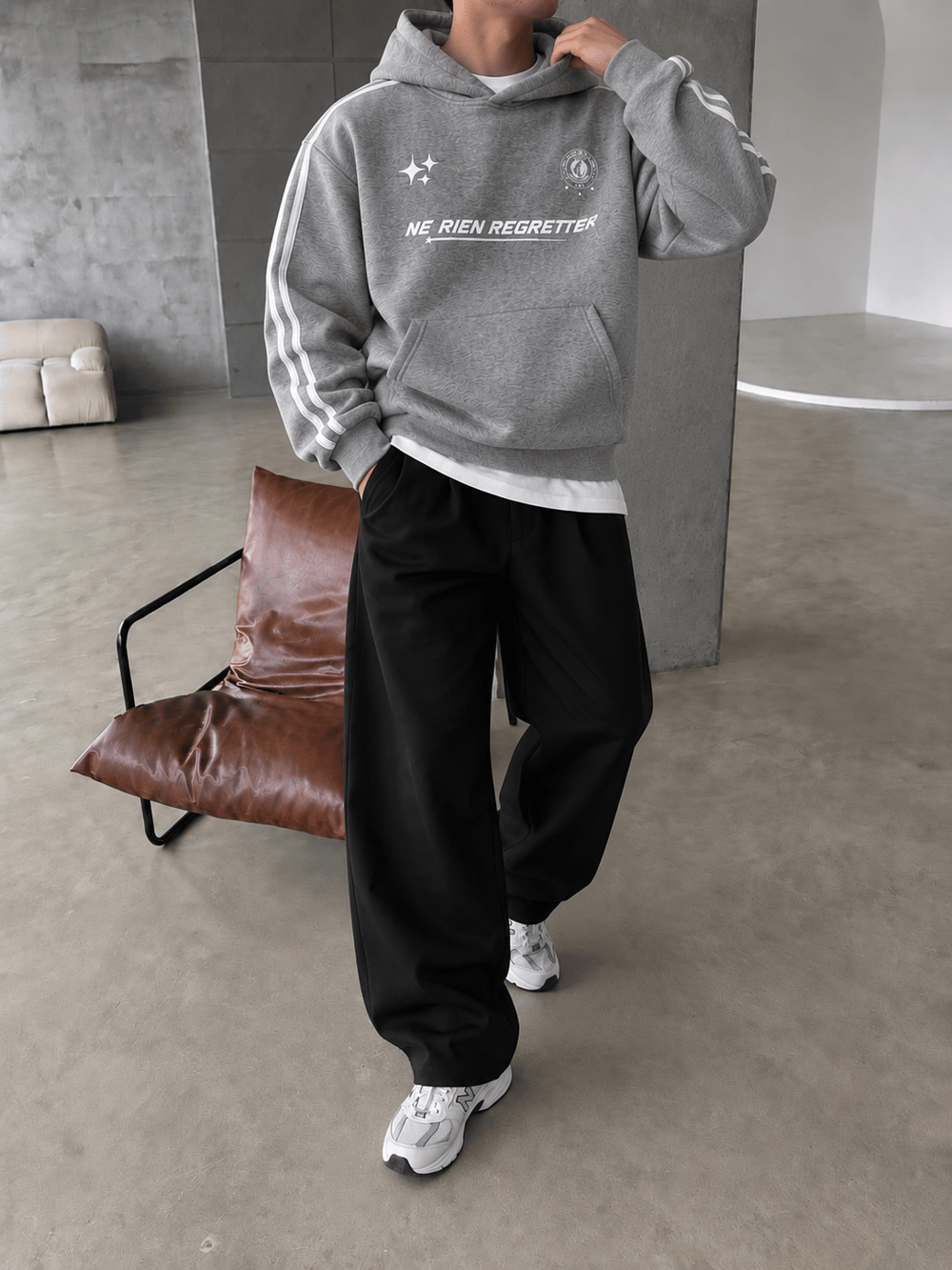 Şeritli Regretter SWeatshirt 