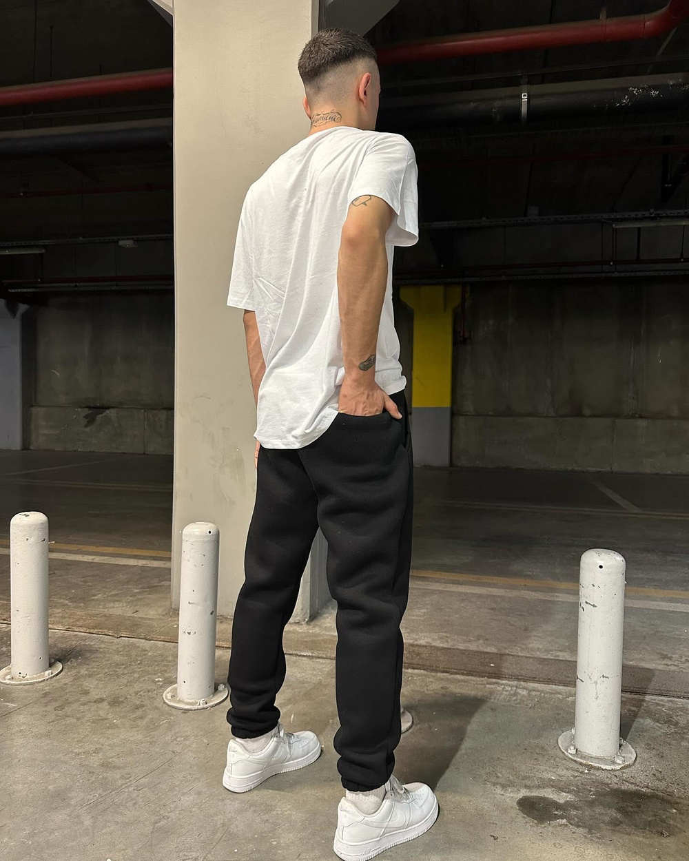 Sport Club Jogger Eşofman - Siyah