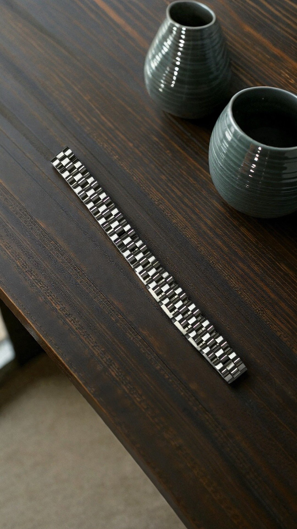 Steel Code 362 Erkek Bileklik - Gümüş