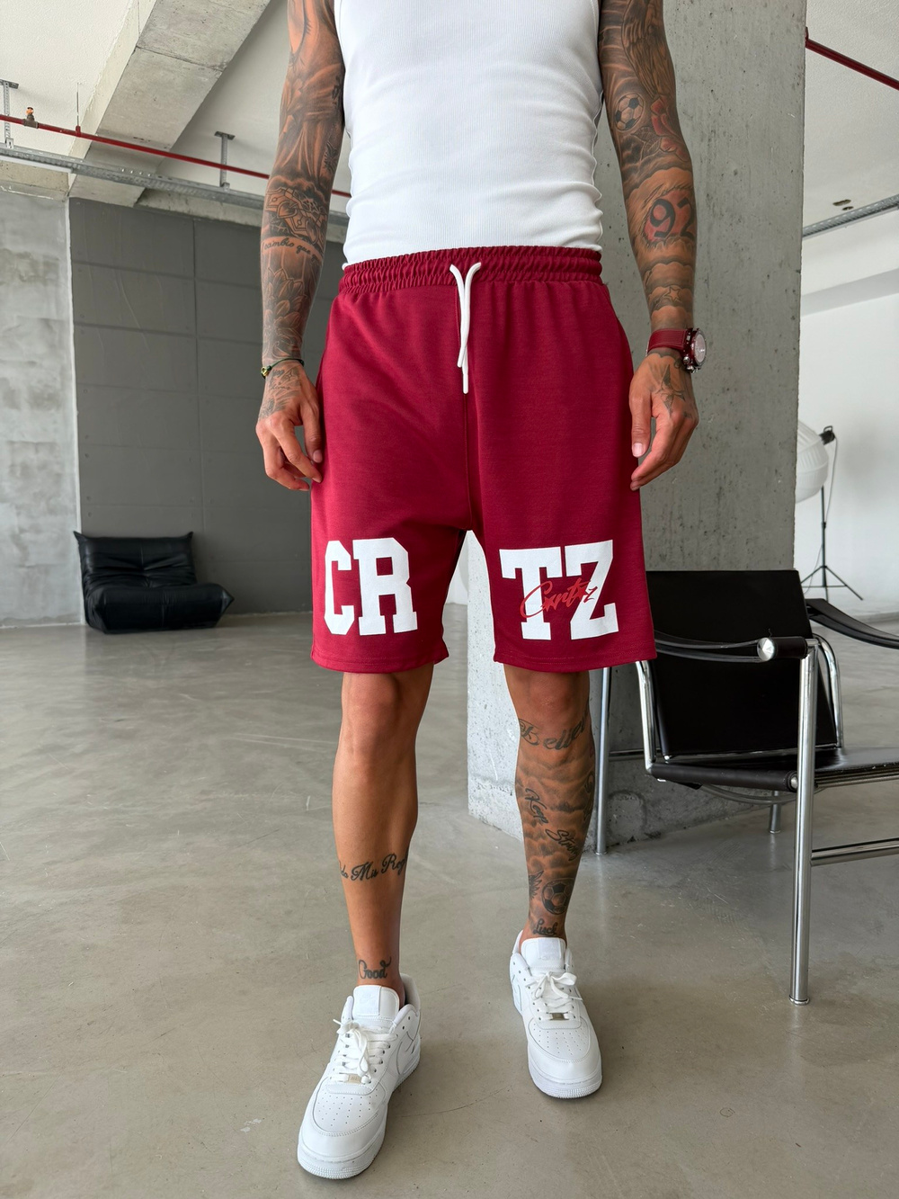 Varsity Shorts - Bordo