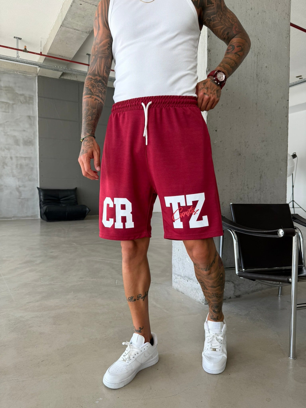Varsity Shorts - Bordo