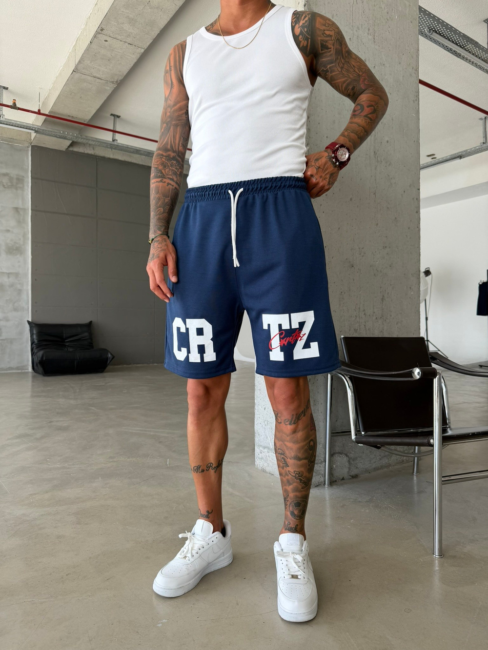 Varsity Shorts - Lacivert