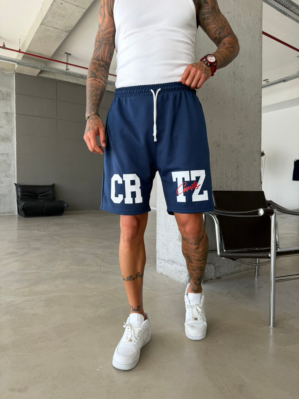 Varsity Shorts - Lacivert
