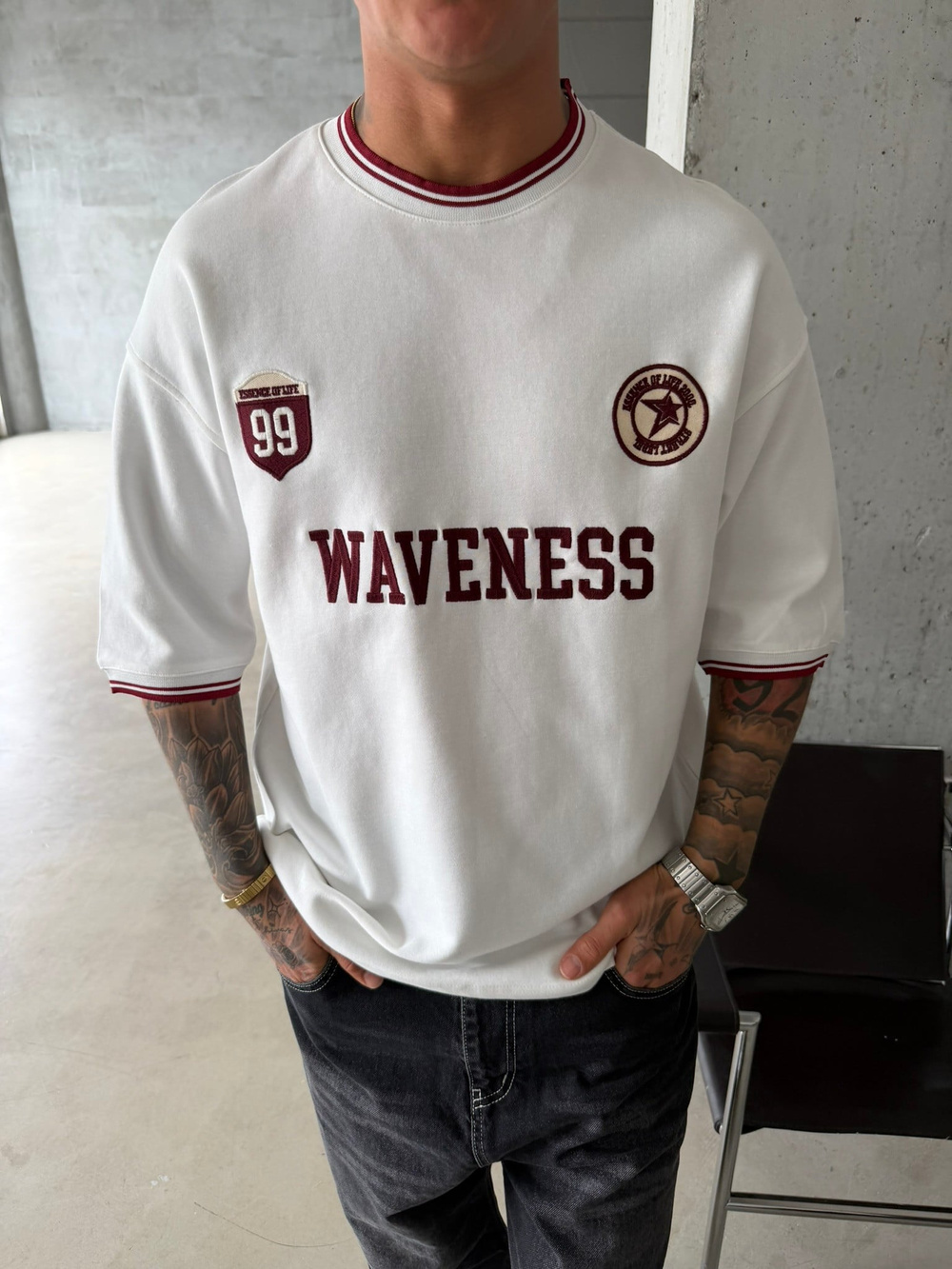 Waveness 99 Prime Basic T-Shirt - Beyaz