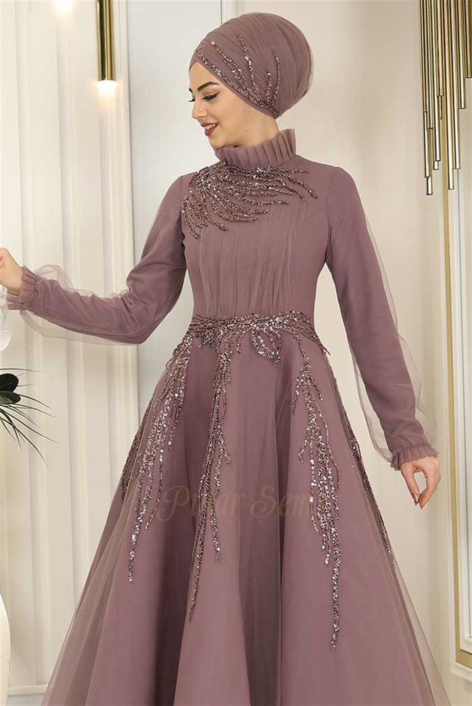 Pınar Şems Hira Abiye Lila
