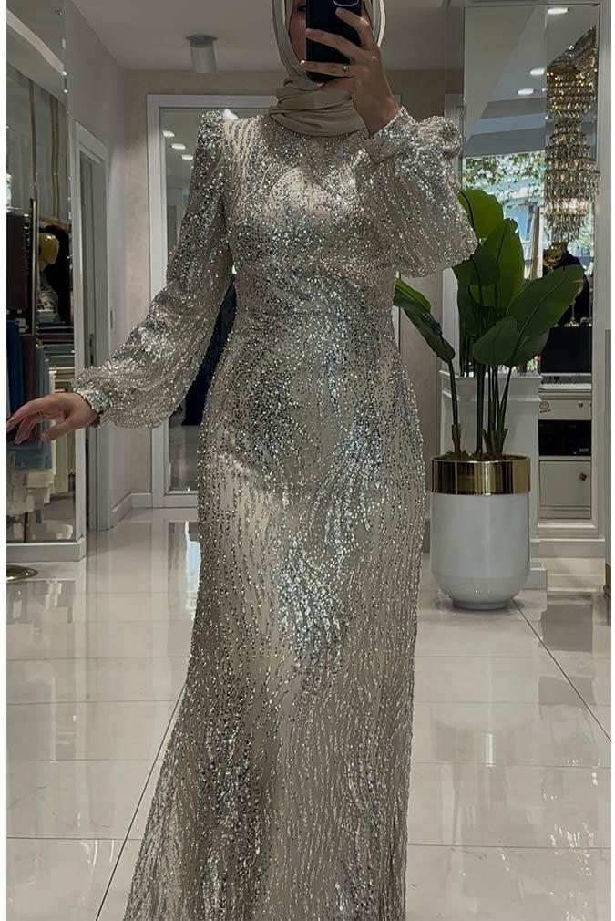 Pınar Şems Leyla Abiye Gold