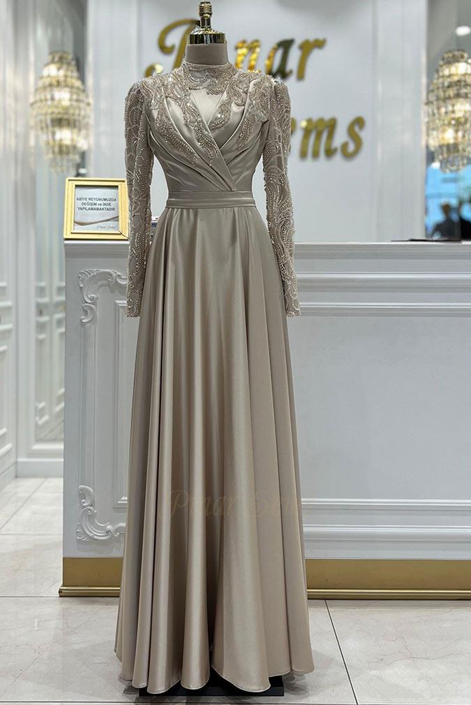 Pınar Şems Melis Abiye Gold
