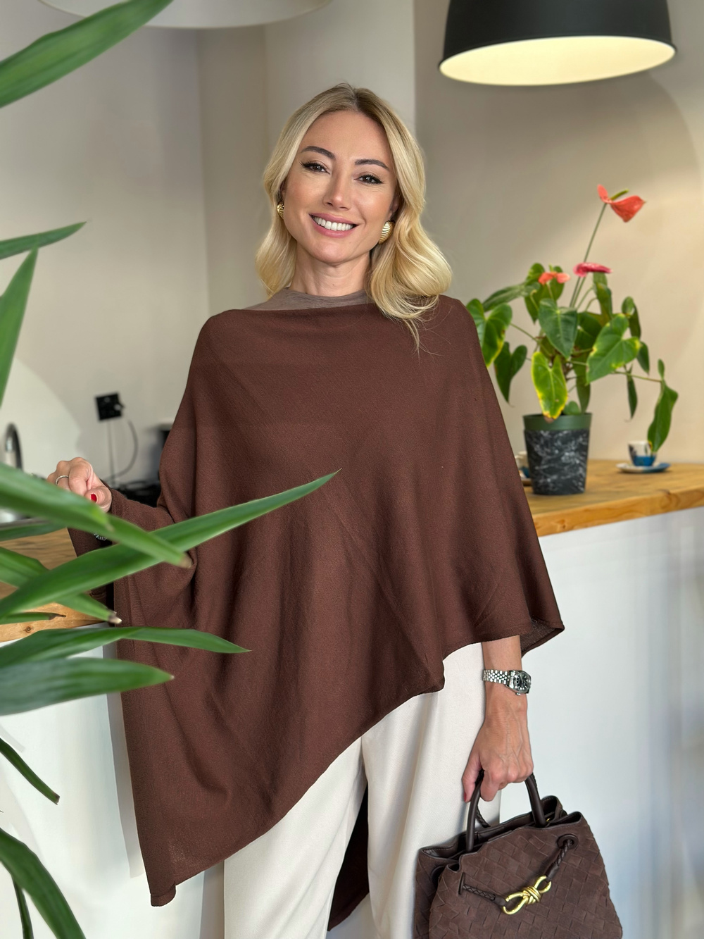 Kahve Triko Panço Askı00153