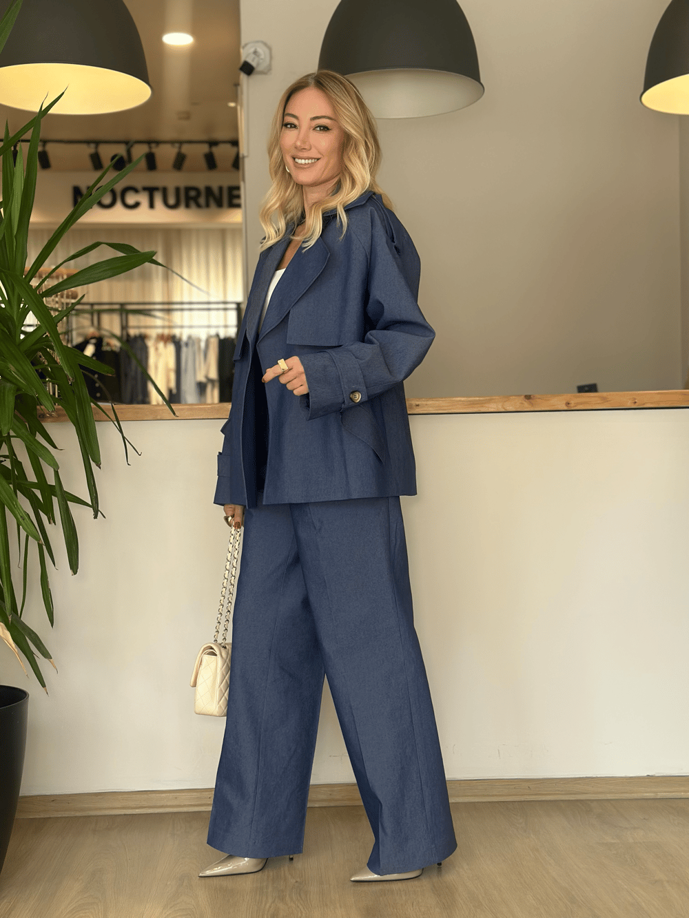Lacivert Morocco Pantolon Askı00187