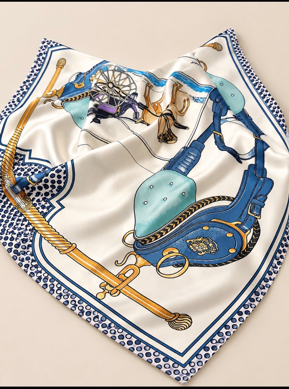 Saten Modern Fular Askı00358