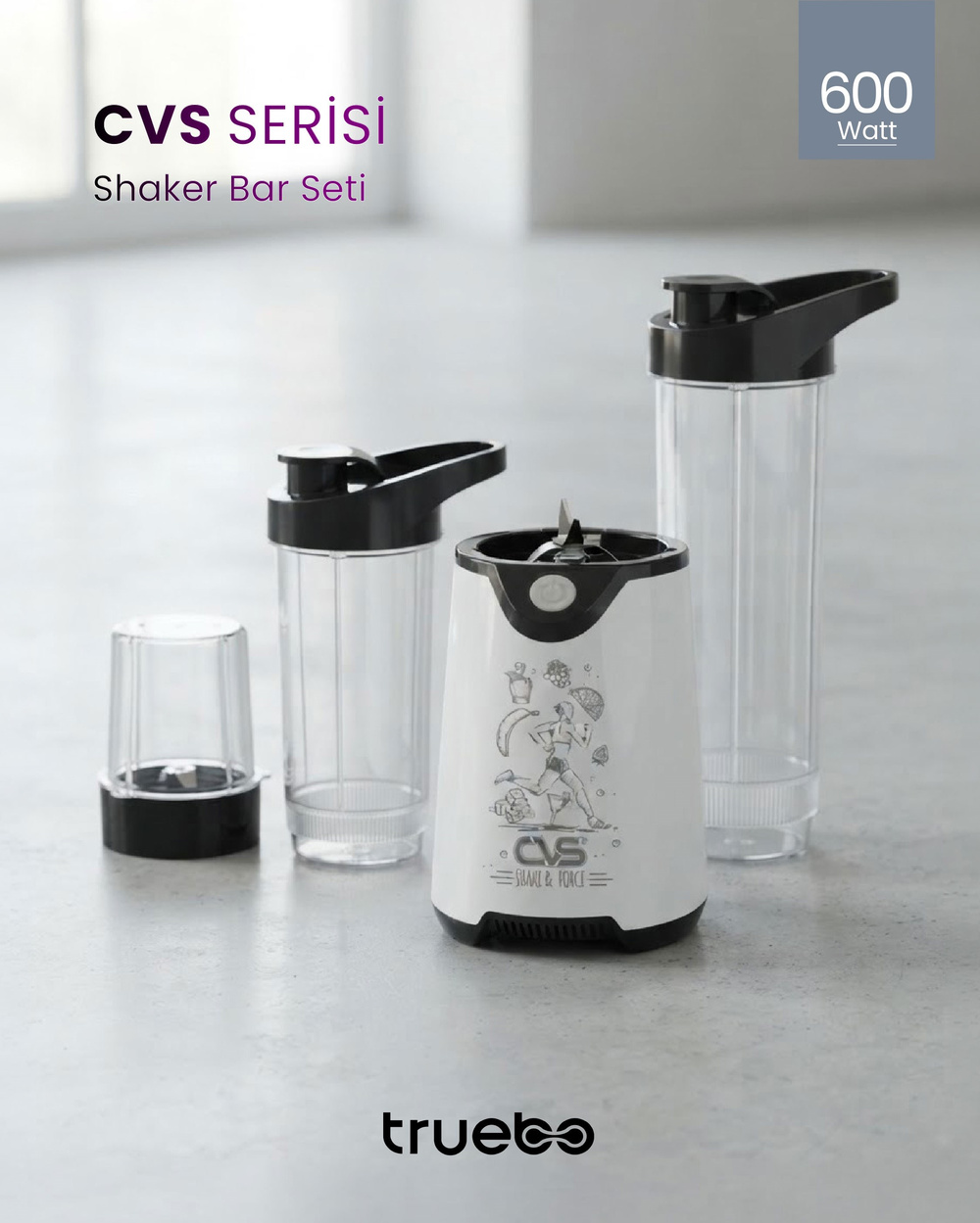 CVS  Serisi Shake & Force Personel Blender