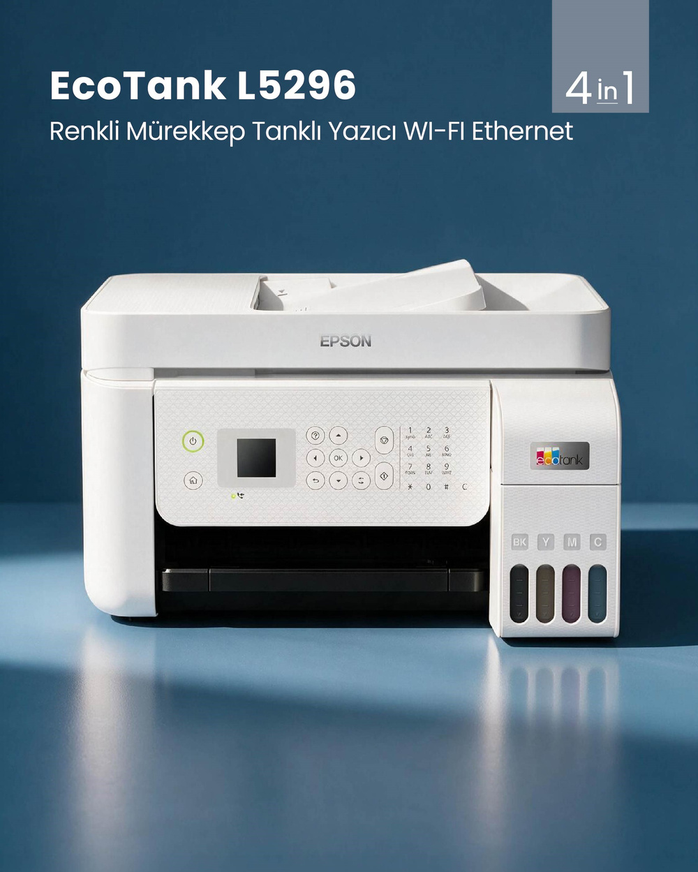 Epson L5296 Mfp Yazıcı-tar-fot-fax Wi-fi Renkli Tanklı