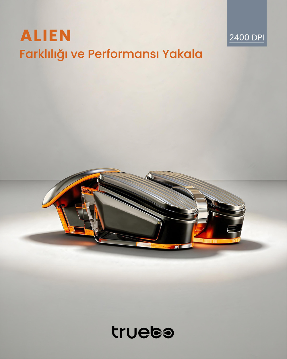 Truebo Alien RGB Ofis Performans Mouse