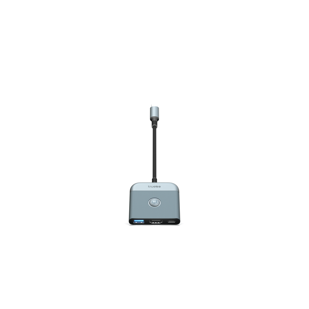 Truebo ButtonConnect 3in1 Aç/Kapa Tuşu HDMI Hub