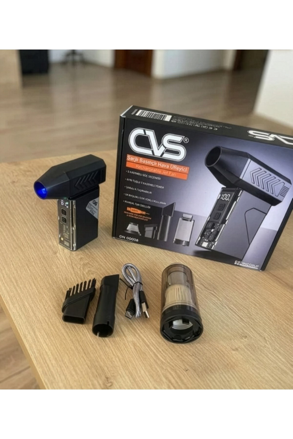 Truebo- CVS Serisi Şarjlı Basınçlı Hava Üfleyici (Rechargeable Jet Fan)