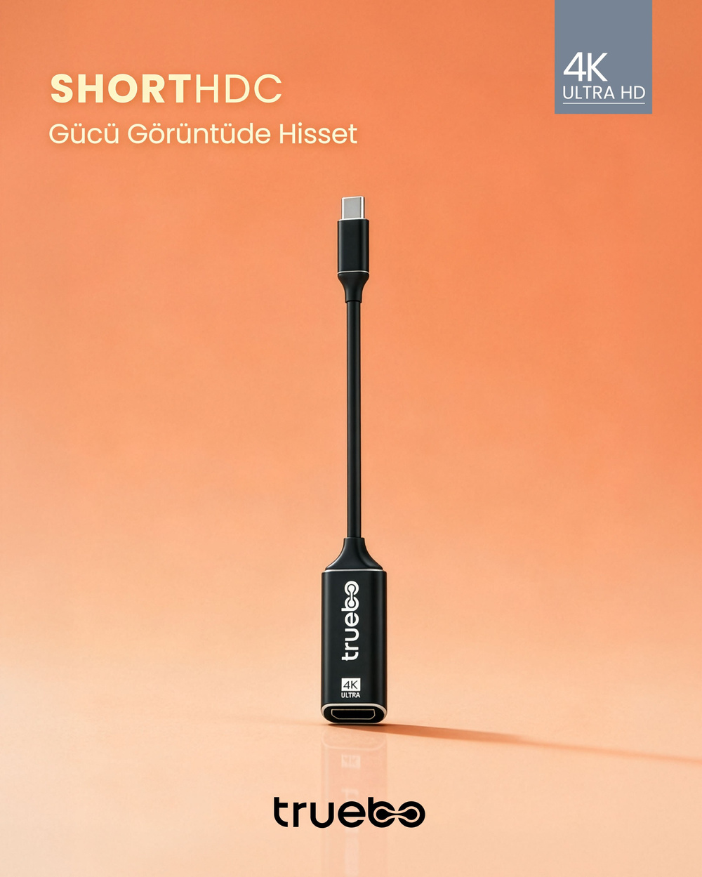 Truebo ShortHDC USB-C to HDMI Dönüştürücü