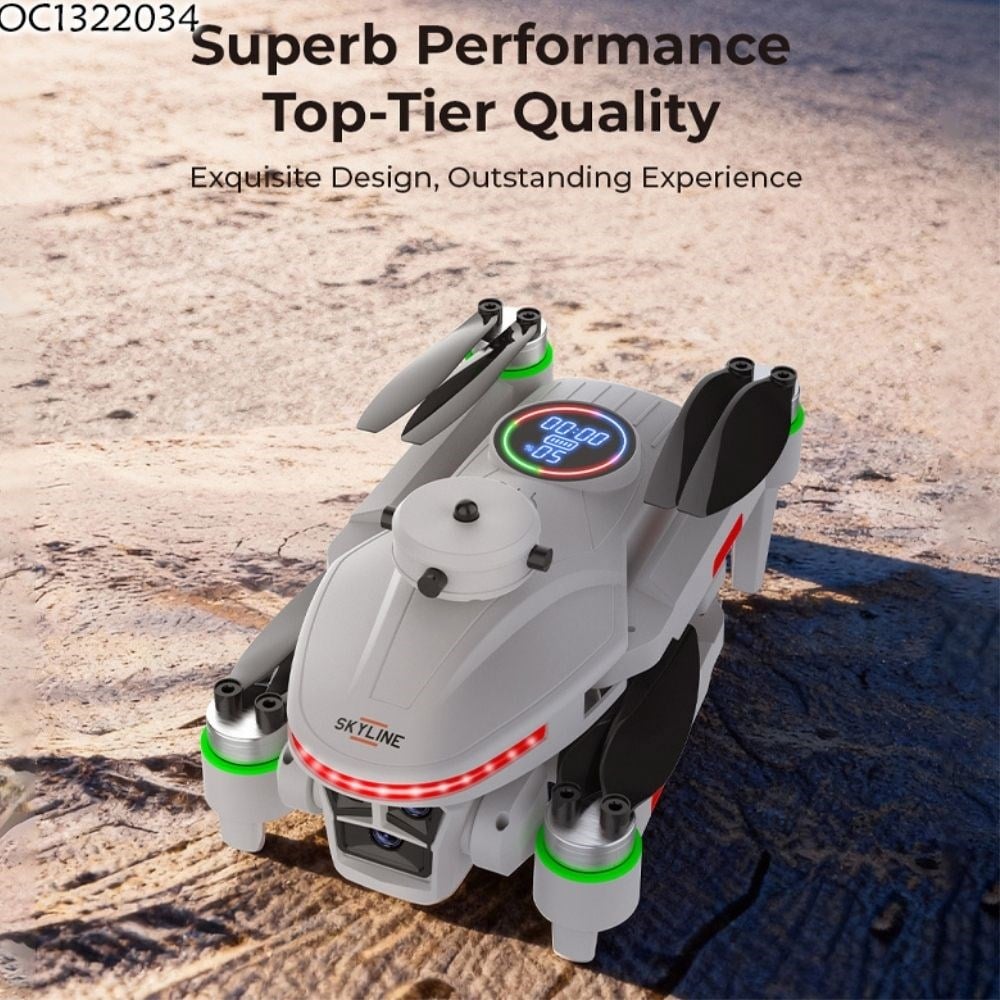 Drone Brushless Motorlu HD Kameralı Katlanabilir 2.4GHz Wi-Fi Canlı Görüntü Aktarımlı L38 Drone