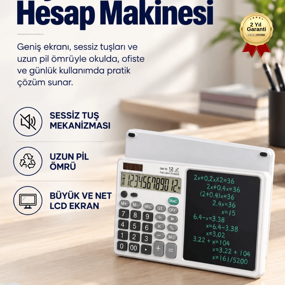  LCD Ekranlı Djital Hesap Makinesi 