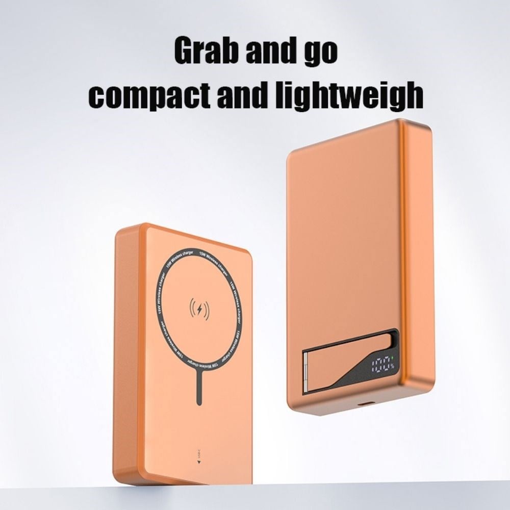 10.000mAh LCD Ekranlı Standlı Powerbank ,20W Hızlı Şarj, USB-C Giriş/Çıkış, Telefon Tutuculu Taşınabilir Şarj Cihazı