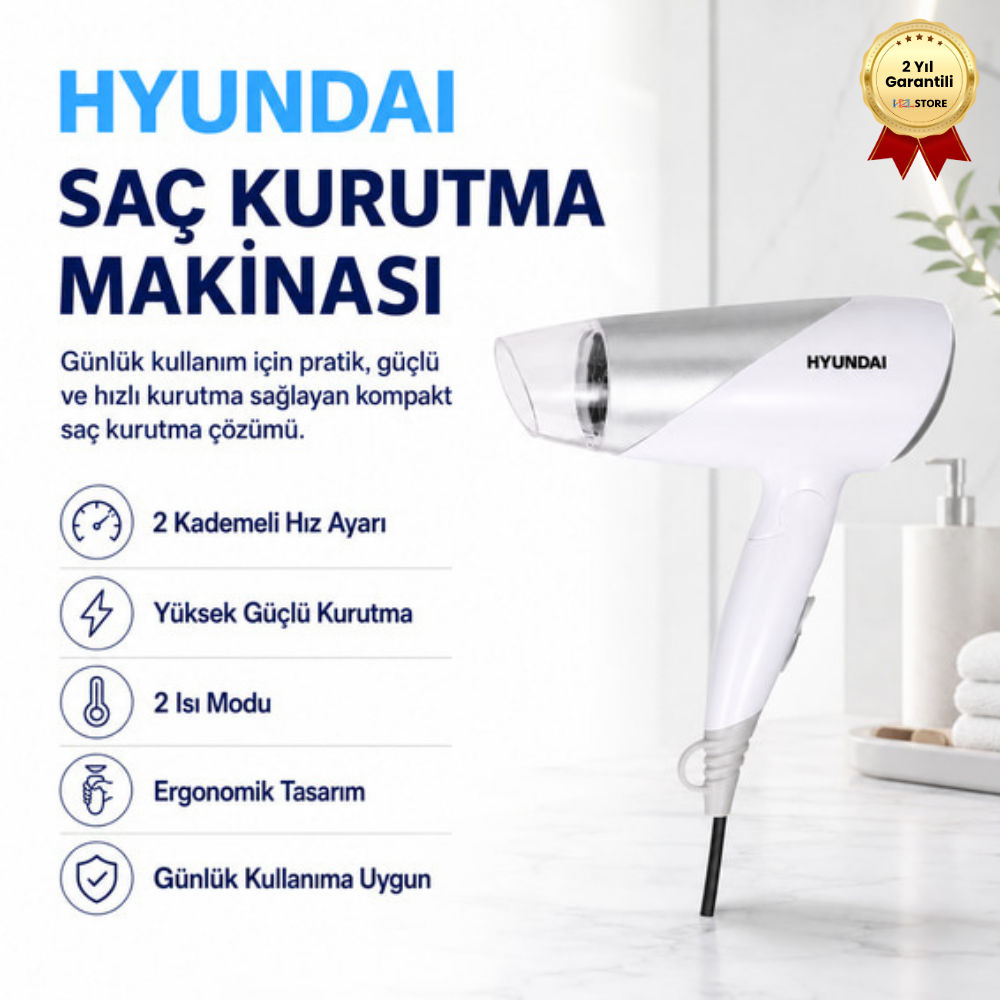 1200W Hızlı Kurutma Saç Kurutma Makinesi
