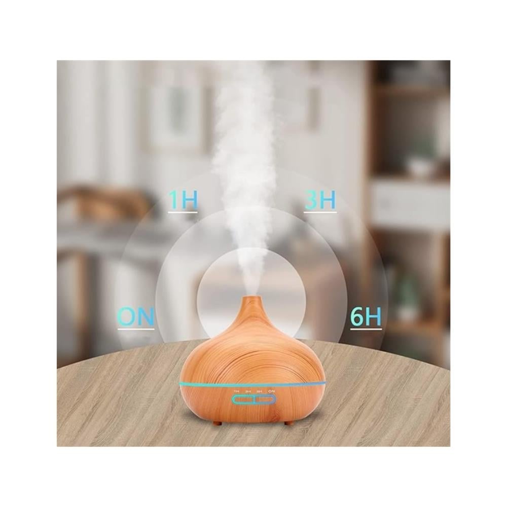 AUS-01 550 ml Büyük Kapasiteli Sessiz Çalışan Akıllı Hava Nemlendirici, LED Işıklı, Zaman Ayarlı, Otomatik Kapanma Özellikli Ultra Sonik Buhar Makinesi