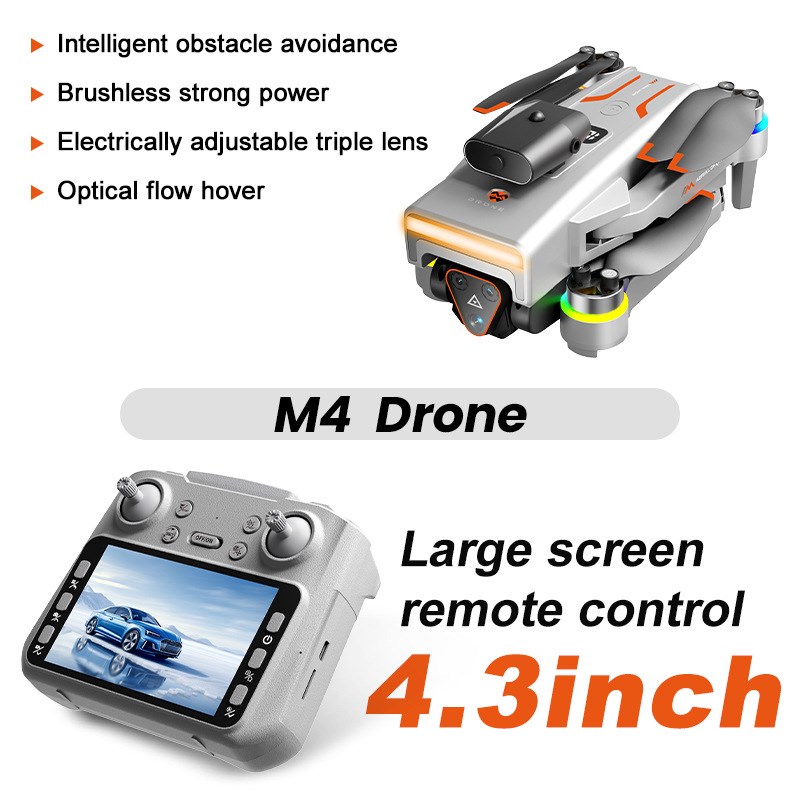 M4 Drone Aerial Engel Tanıma Sensörlü, Katlanabilir