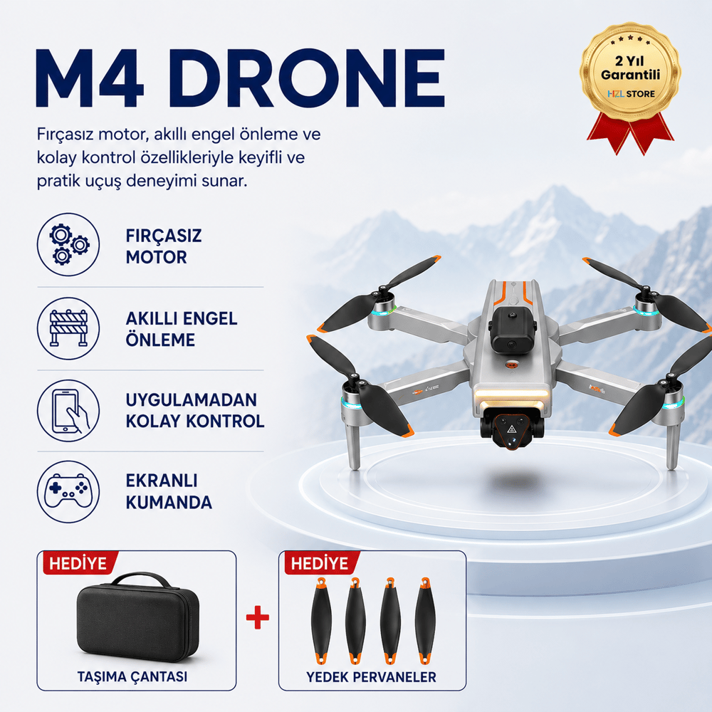 M4 Drone Aerial Engel Tanıma Sensörlü, Katlanabilir