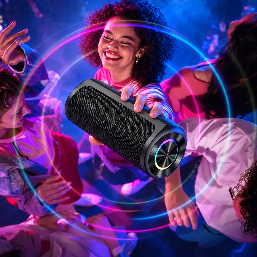 BEAT 60W Su Geçirmez ipx7 Bluetooth AUX Sd Card Usb Yüksek Ses Kaliteli Hoparlör RGB Speaker