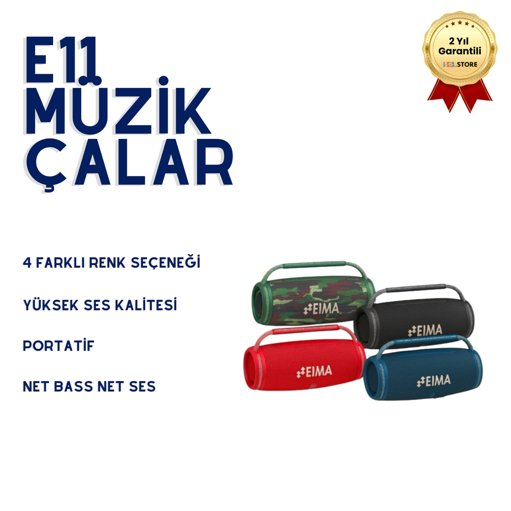 E11 Bluetooth Speaker Taşınabilir Speaker 