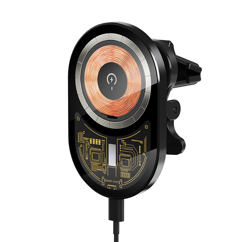 EIMA E-MC4 MagDrive Pro 15W Manyetik Kablosuz Şarjlı Araç İçi Telefon Tutucu