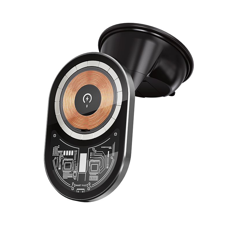 EIMA E-MC4 MagDrive Pro 15W Manyetik Kablosuz Şarjlı Araç İçi Telefon Tutucu