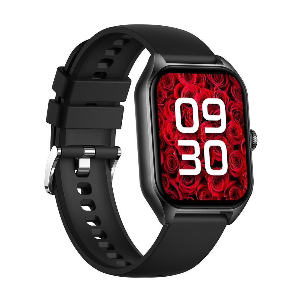 Akıllı Saat Classic Black 42mm - Çoklu Fonksiyonlu Kare Tasarım
