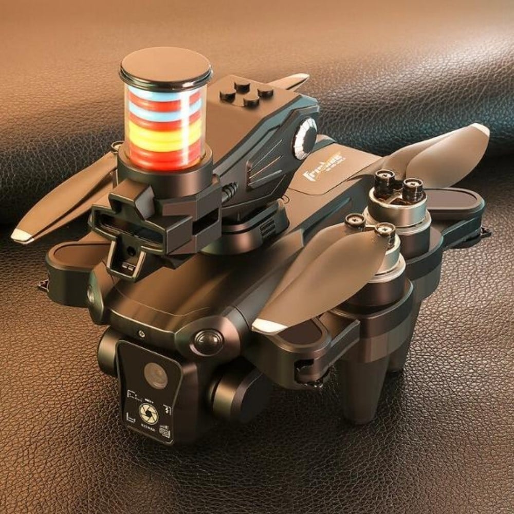 Drone WiFi HD Çift Kameralı Fırçasız Motorlu Katlanabilir Frizbi (Uçan Disk) Fırlatma Özellikli K22 Drone