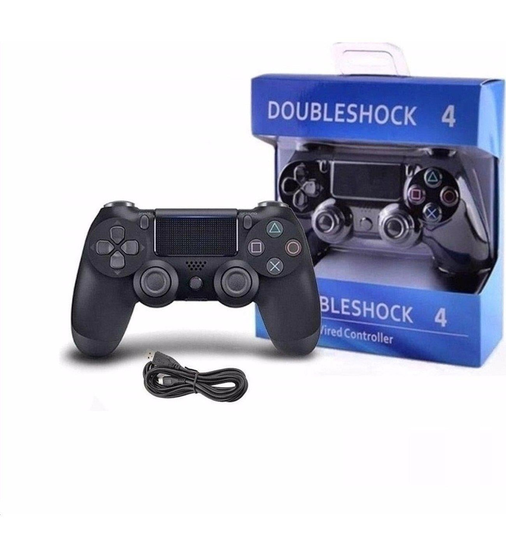 Gamepad Ps4 Siyah Doubleshock Wireless Joystick Kablosuz Ps4 Oyun Kolu