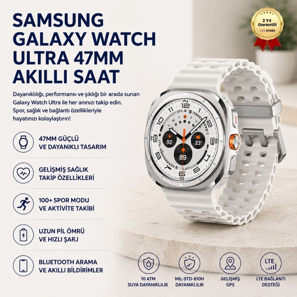 Samsung Galaxy Watch Ultra 47mm Akıllı Saat Bluetooth