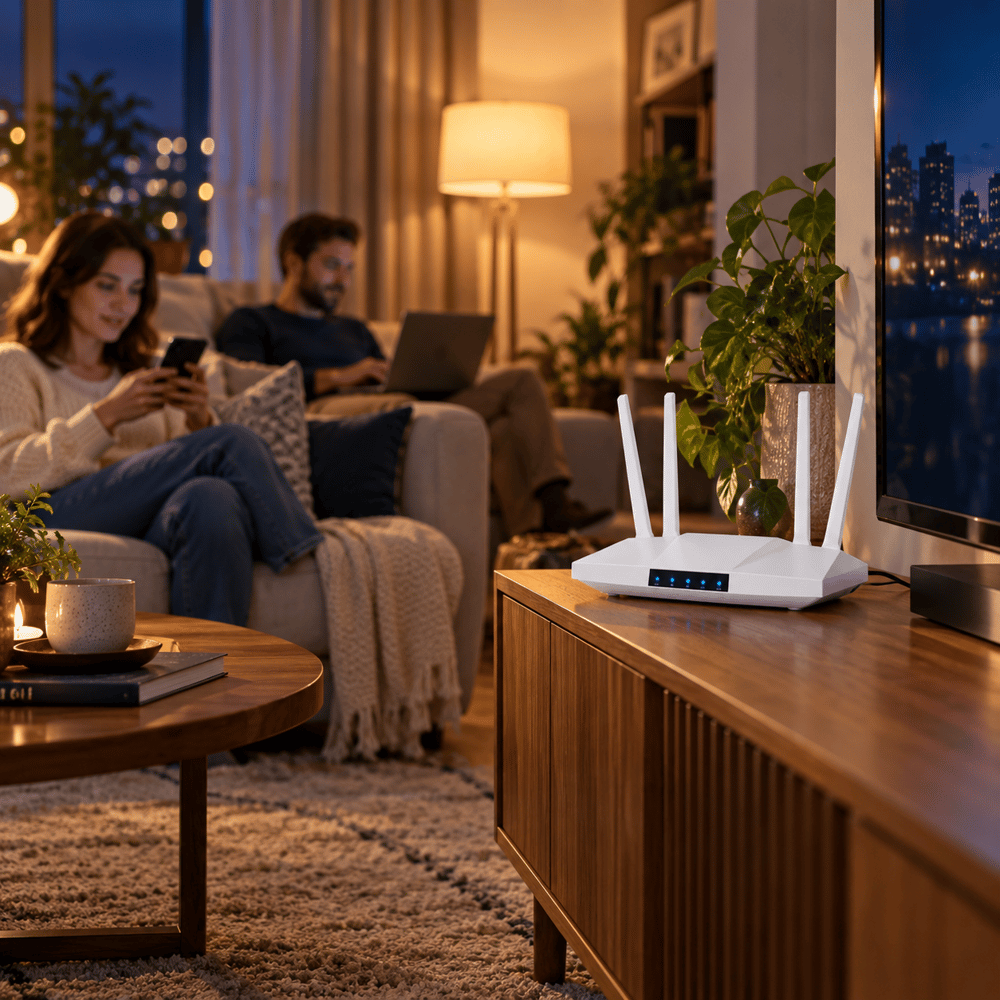 SIM Kartlı 4G LTE Taşınabilir Wi-Fi Router | 300 Mbps, 4000 mAh Batarya